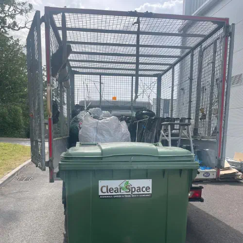 Clear Space Supplied 1100 Litre Wheelie Bin, Ducati Hailsham